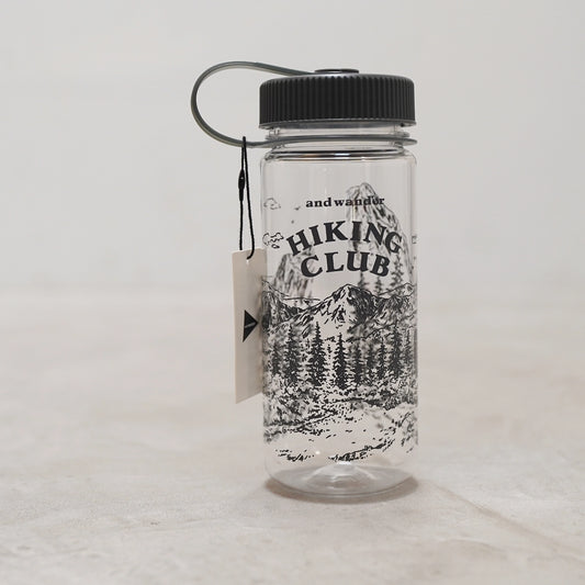 【and wander】アンドワンダー hiking club bottle "Clear"