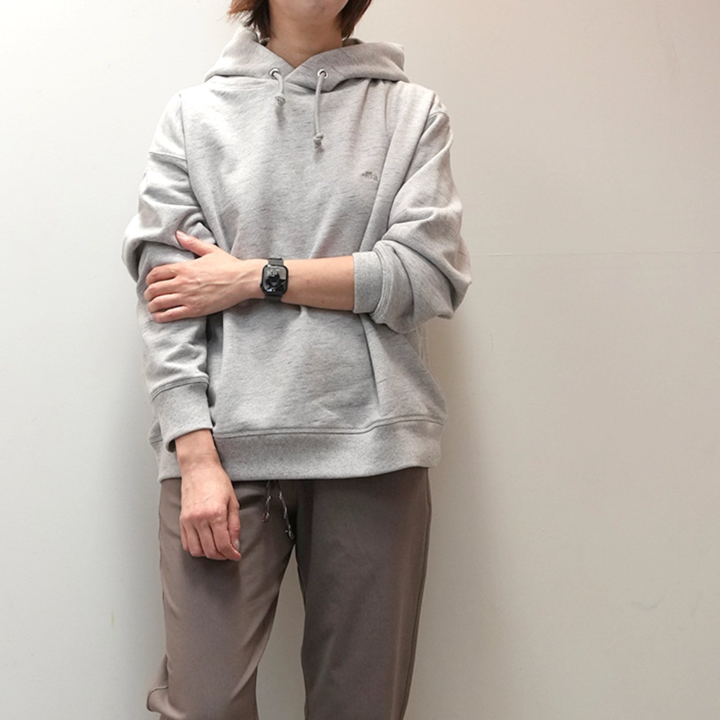 【THE NORTH FACE Purple Label】ノースフェイスパープルレーベル  women's Field Hoodie "Mix Gray"