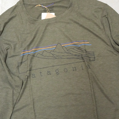 【patagonia】パタゴニア men's Long-Sleeved Capilene Cool Trail Shirt - Stratapeaks "BSNG" ※ネコポス可