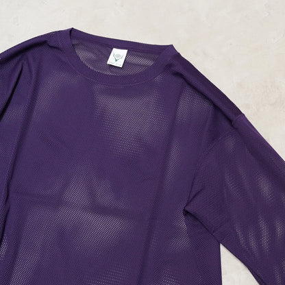 【South2 West8】サウスツーウエストエイト men's S.S. Crew Neck Shirt-Knit Mesh "2Color"