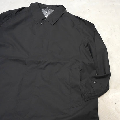 【nanamica】ナナミカ men's Packable Balmacaan Coat "Black"