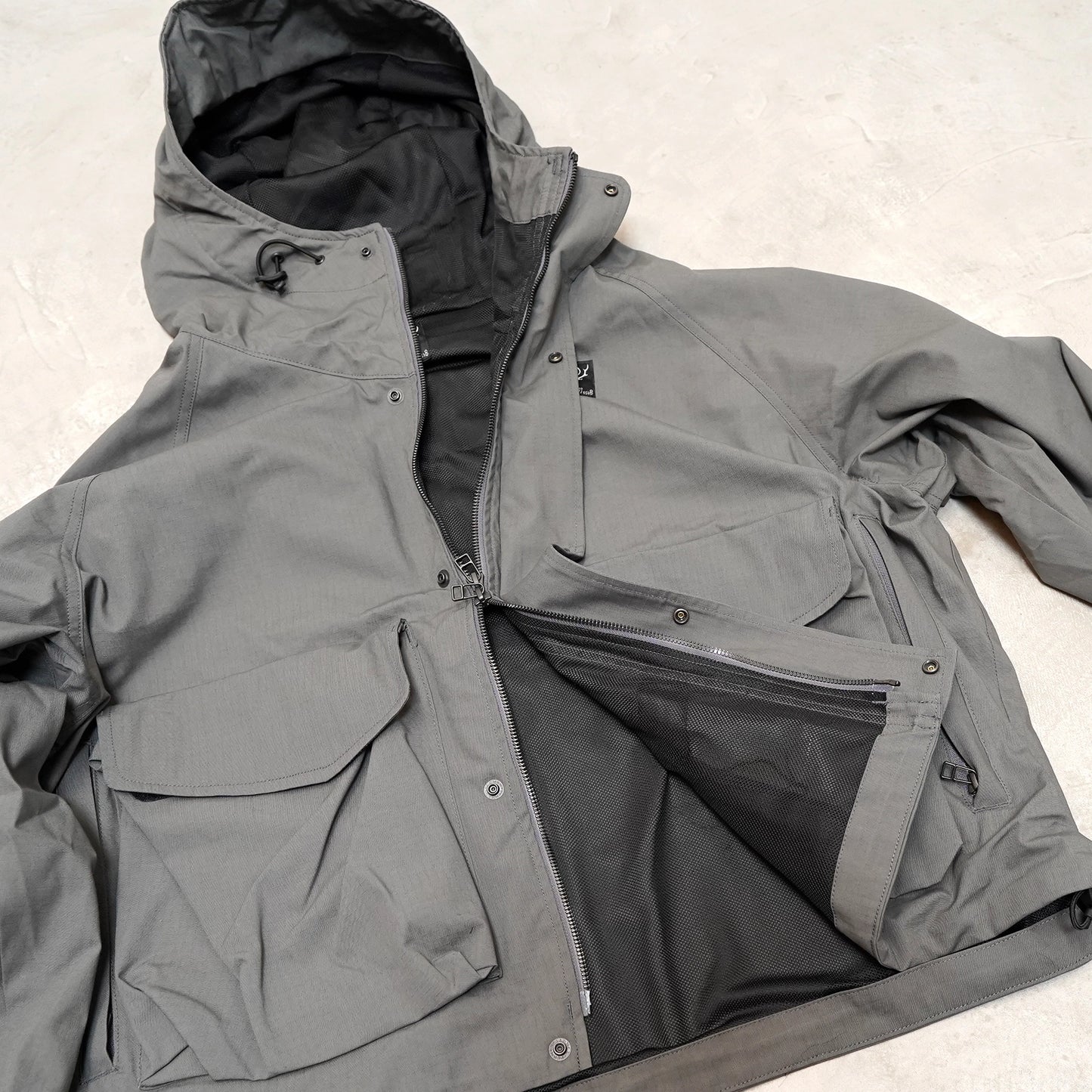 【South2 West8】サウスツーウエストエイト men's River Trek Utility Jacket-C/MO Ripstop "Gray"