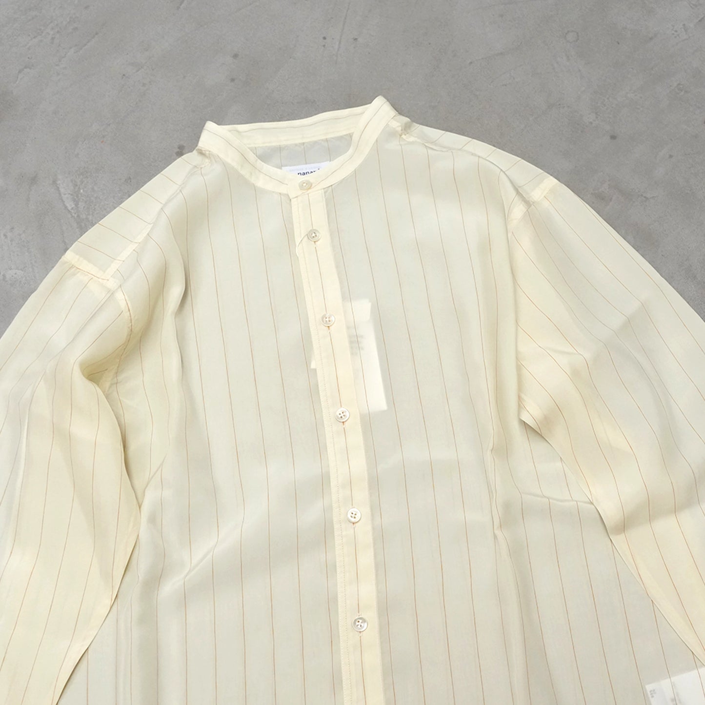 【nanamica】ナナミカ women's Band Collar Shirt "2Color"