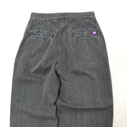 【THE NORTH FACE Purple Label】ノースフェイスパープルレーベル men's Denim Wide Tapered Field Pants "Gray"