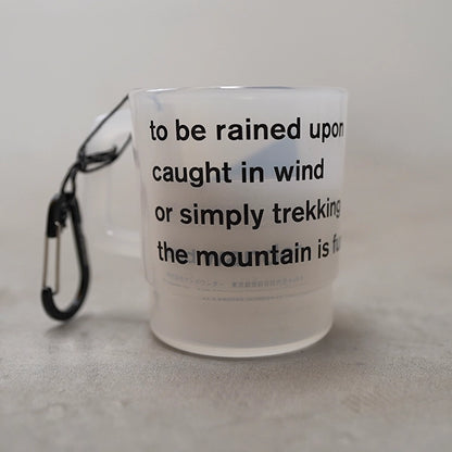 【and wander】アンドワンダー and wander logo PP mug "７Color"