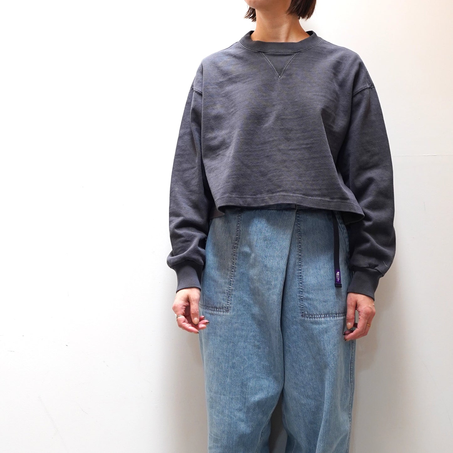 【THE NORTH FACE Purple Label】ノースフェイスパープルレーベル  women's Field Cropped Tee "2Color"