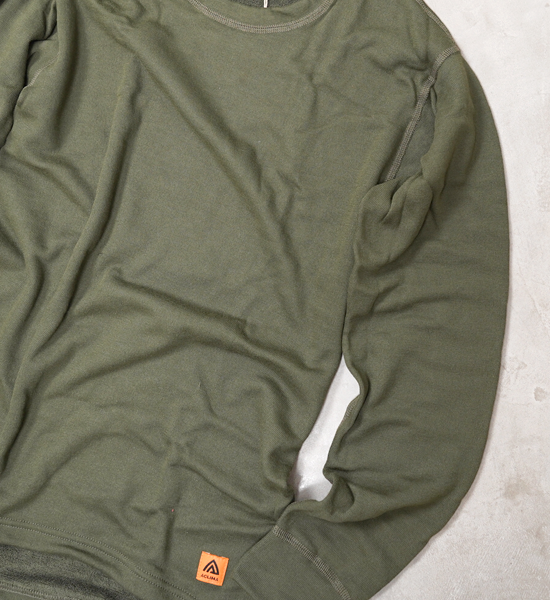 【ACLIMA】アクリマ men's WoolTerry Crewneck "2Color"