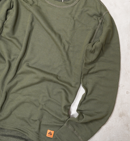 【ACLIMA】アクリマ men's WoolTerry Crewneck "2Color"