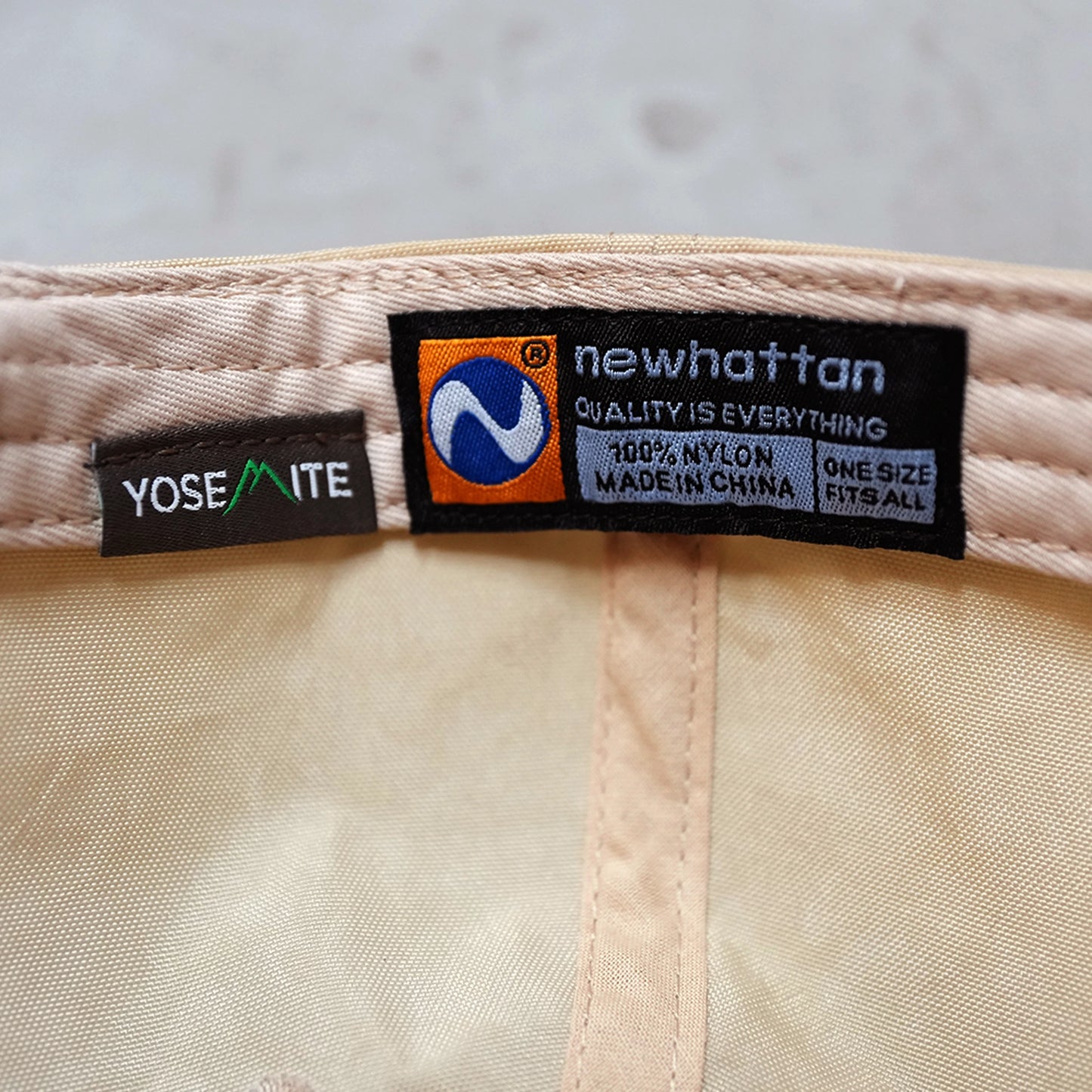 【Yosemite】ヨセミテ Yosemite Bum Cap 〈Hikingbum ＝ 山歩狂〉 ”Putty”