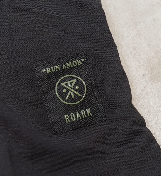 【ROARK RUN AMOK】ロアークランアモック men's Mathis LS "Black Fjord" ※ネコポス可