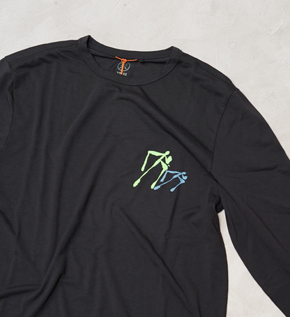 【ROARK RUN AMOK】ロアークランアモック men's Mathis LS "Black Fjord" ※ネコポス可