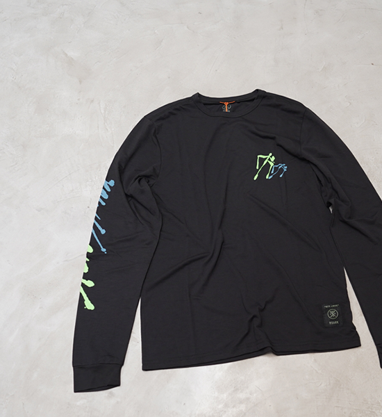 【ROARK RUN AMOK】ロアークランアモック men's Mathis LS "Black Fjord" ※ネコポス可