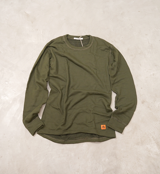 【ACLIMA】アクリマ men's WoolTerry Crewneck "2Color"