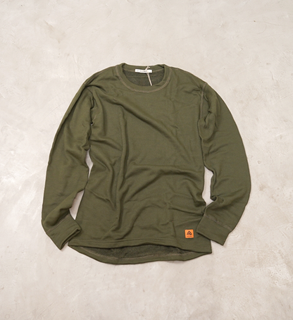 【ACLIMA】アクリマ men's WoolTerry Crewneck "2Color"