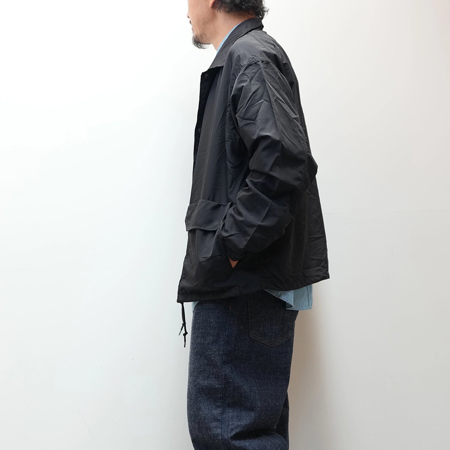 【THE NORTH FACE Purple Label】ノースフェイスパープルレーベル men's PERTEX UNLIMITED Field Coach Jacket "Black"