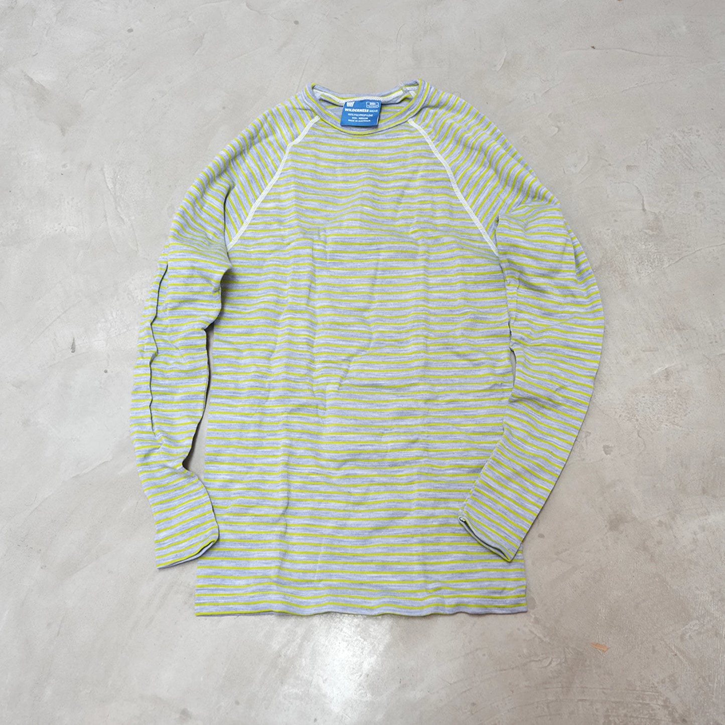【WILDERNESS WEAR】ウィルダネスウェア PolyPRO+ 190 Long Sleeve Crew Stripe "4Color"