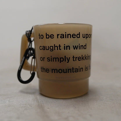 【and wander】アンドワンダー and wander logo PP mug "７Color"