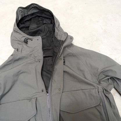 【South2 West8】サウスツーウエストエイト men's River Trek Utility Jacket-C/MO Ripstop "Gray"