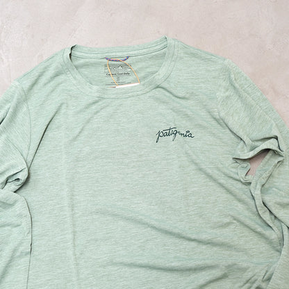 【patagonia】パタゴニア women's L/S Capilene Cool Daily Graphic Shirt(Waters) ※ネコポス可