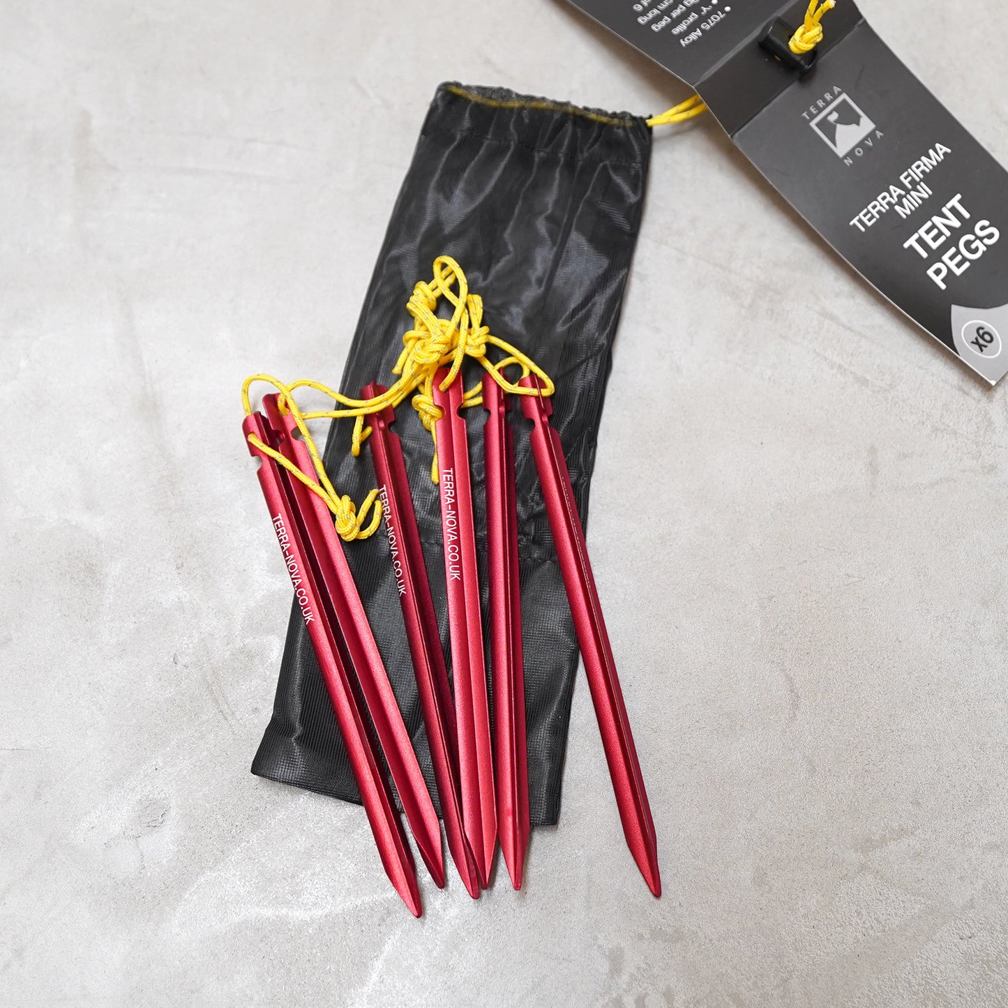 【TERRA NOVA】テラノヴァ Terra Firma Mini Pegs 15㎝ (6本入り) ※ネコポス可