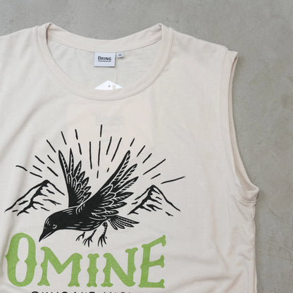 【BRING×Yosemite】unisex ▽Return to the mountains OMINE Sleeve-less Tee "2Color" ※ネコポス可