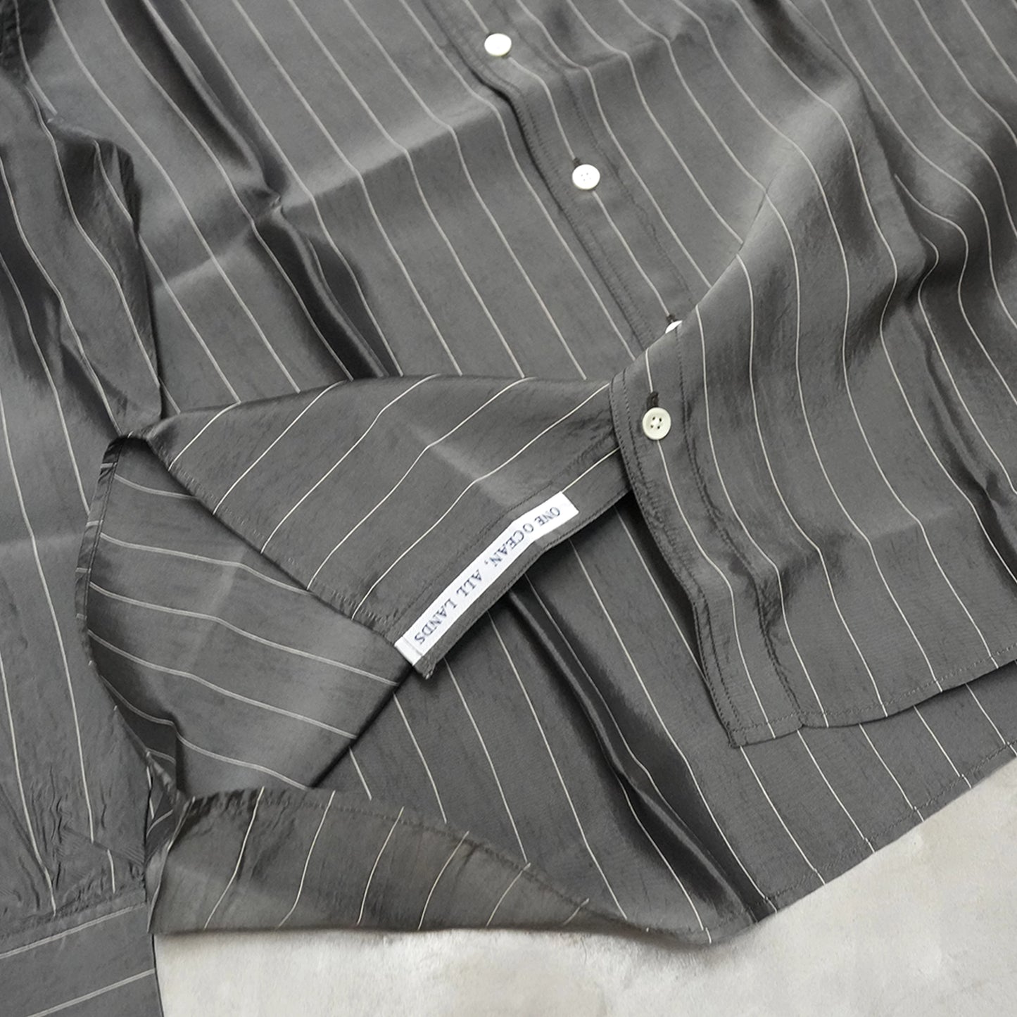 【nanamica】ナナミカ women's Band Collar Shirt "2Color"