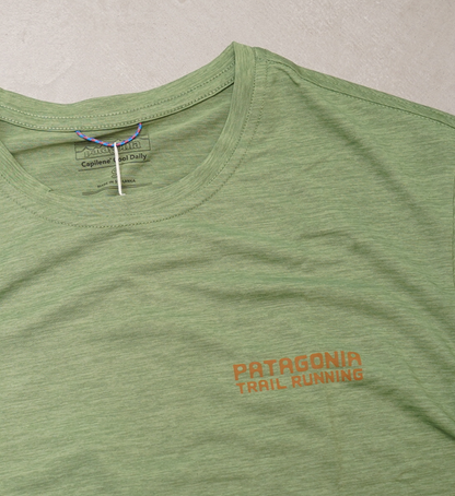 【patagonia】パタゴニア men's Capilene Cool Daily Graphic Shirt（Lands) "4Color" ※ネコポス可