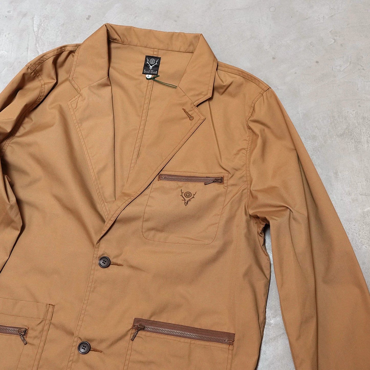 【South2 West8】サウスツーウエストエイト men's 2B Jacket - C/PE Weather Cloth "2Color"