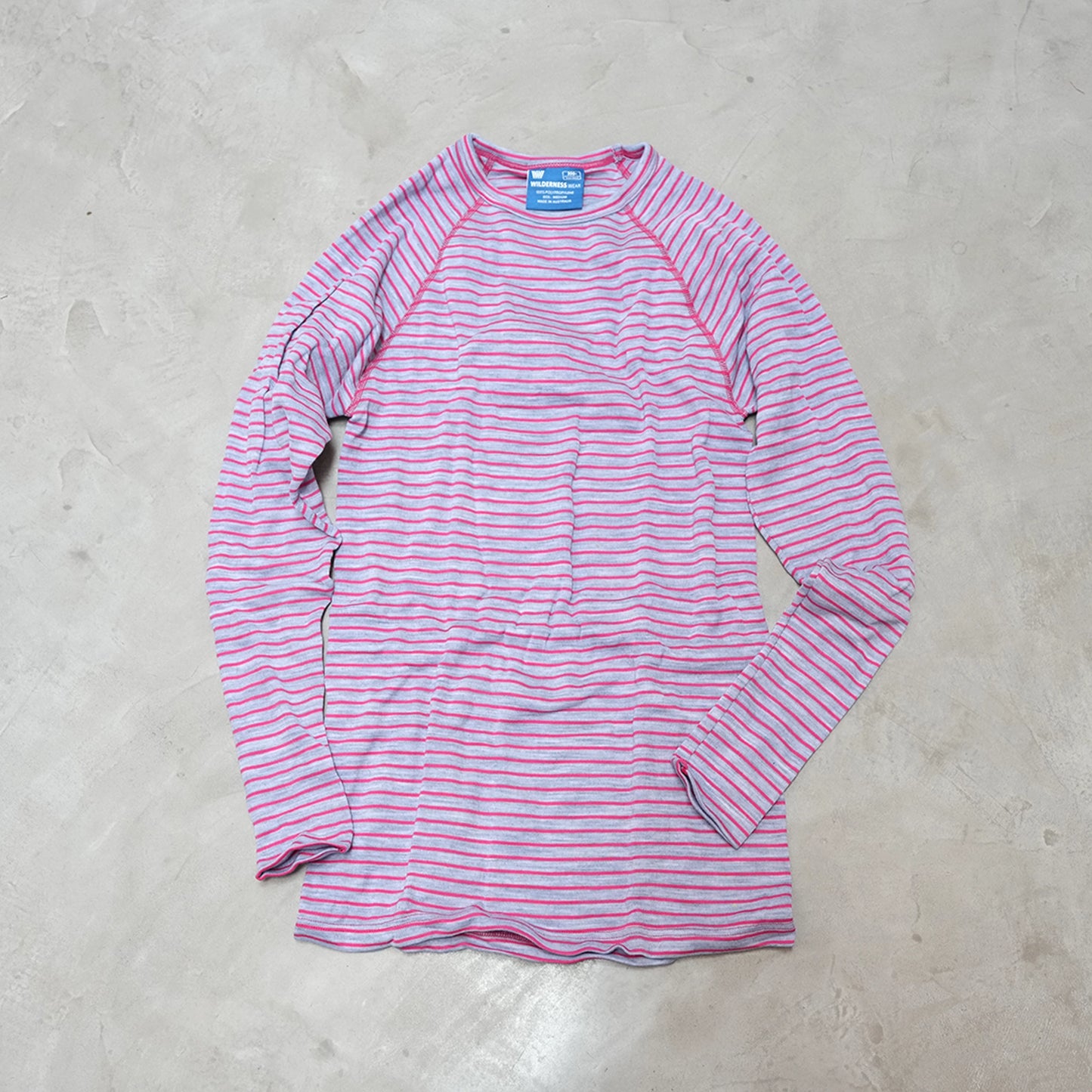 【WILDERNESS WEAR】ウィルダネスウェア PolyPRO+ 190 Long Sleeve Crew Stripe "4Color"
