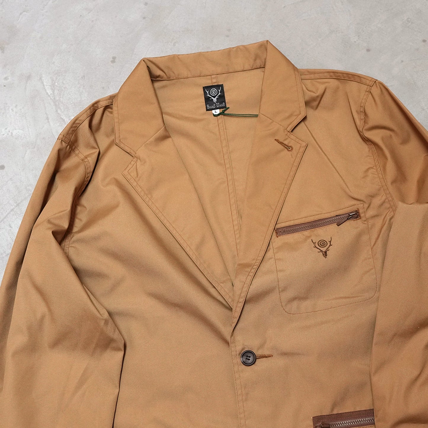 【South2 West8】サウスツーウエストエイト men's 2B Jacket - C/PE Weather Cloth "2Color"