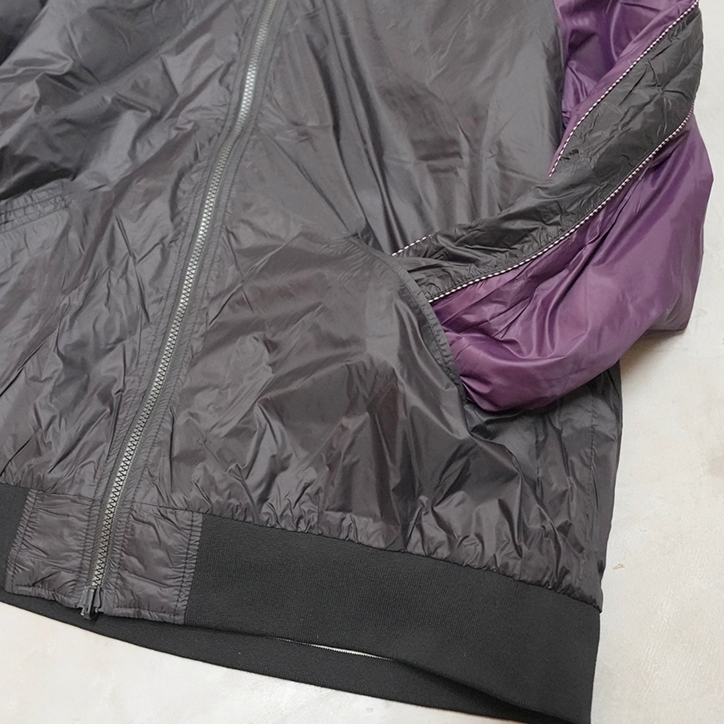 【TAION】タイオン unisex Japan Special Reversible Sukajan Down Jacket "Black/Off White×Black/D.Purple"