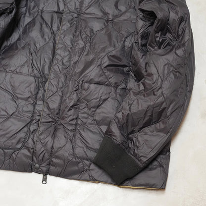 【TAION】タイオン unisex Japan Special Reversible MA-1 Down Jacket "Crzy Olive×Black"