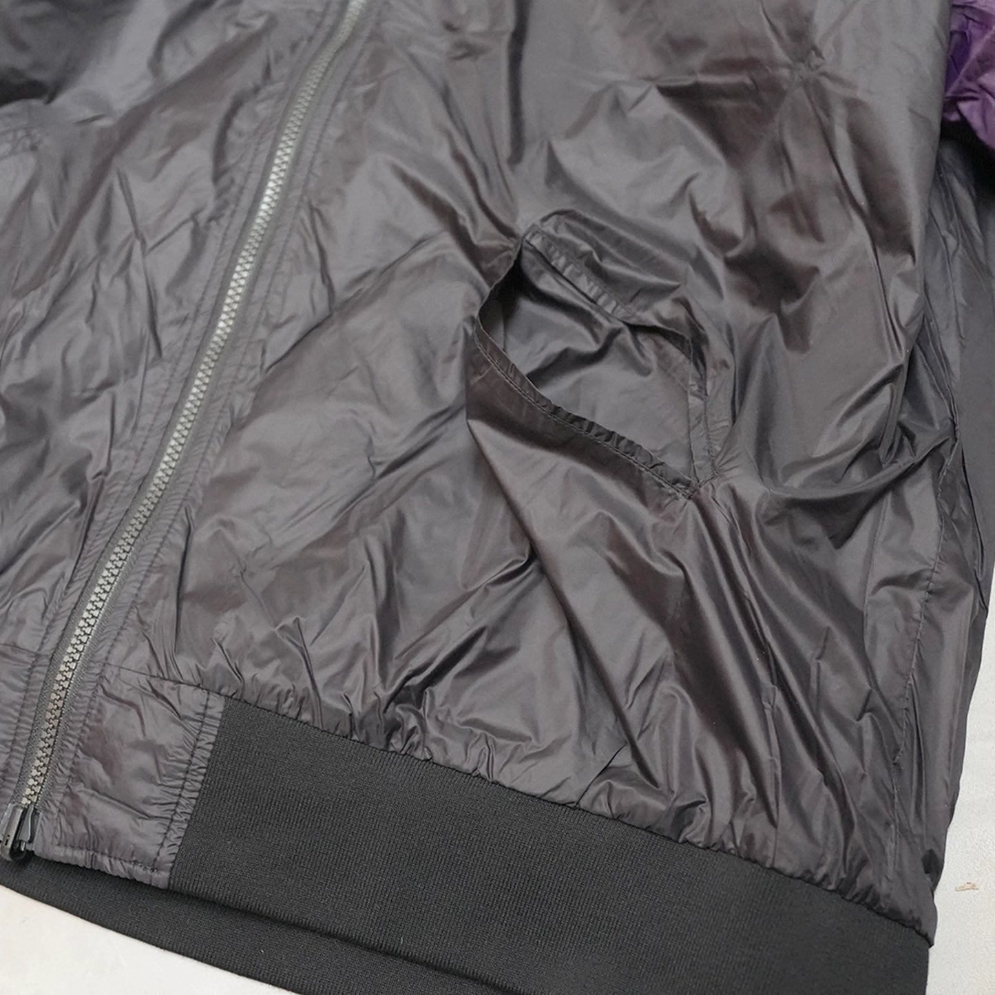 【TAION】タイオン unisex Japan Special Reversible Sukajan Down Jacket "Black/Off White×Black/D.Purple"