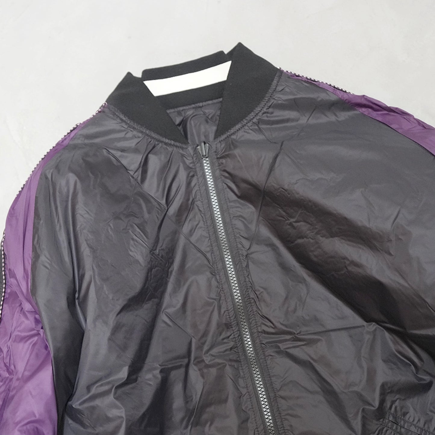 【TAION】タイオン unisex Japan Special Reversible Sukajan Down Jacket "Black/Off White×Black/D.Purple"