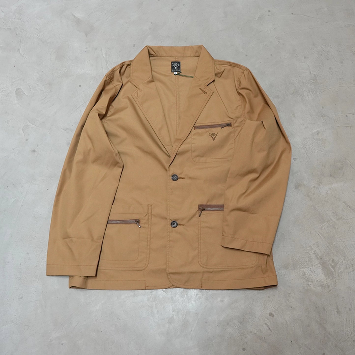 【South2 West8】サウスツーウエストエイト men's 2B Jacket - C/PE Weather Cloth "2Color"