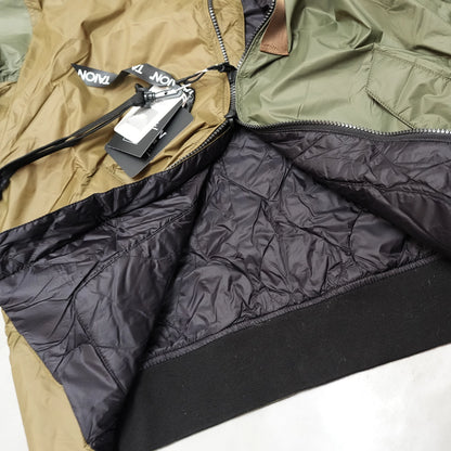 【TAION】タイオン unisex Japan Special Reversible MA-1 Down Jacket "Crzy Olive×Black"