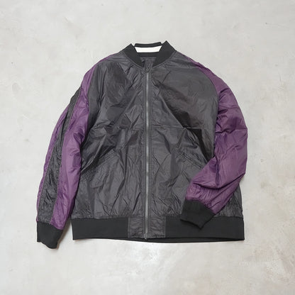 【TAION】タイオン unisex Japan Special Reversible Sukajan Down Jacket "Black/Off White×Black/D.Purple"