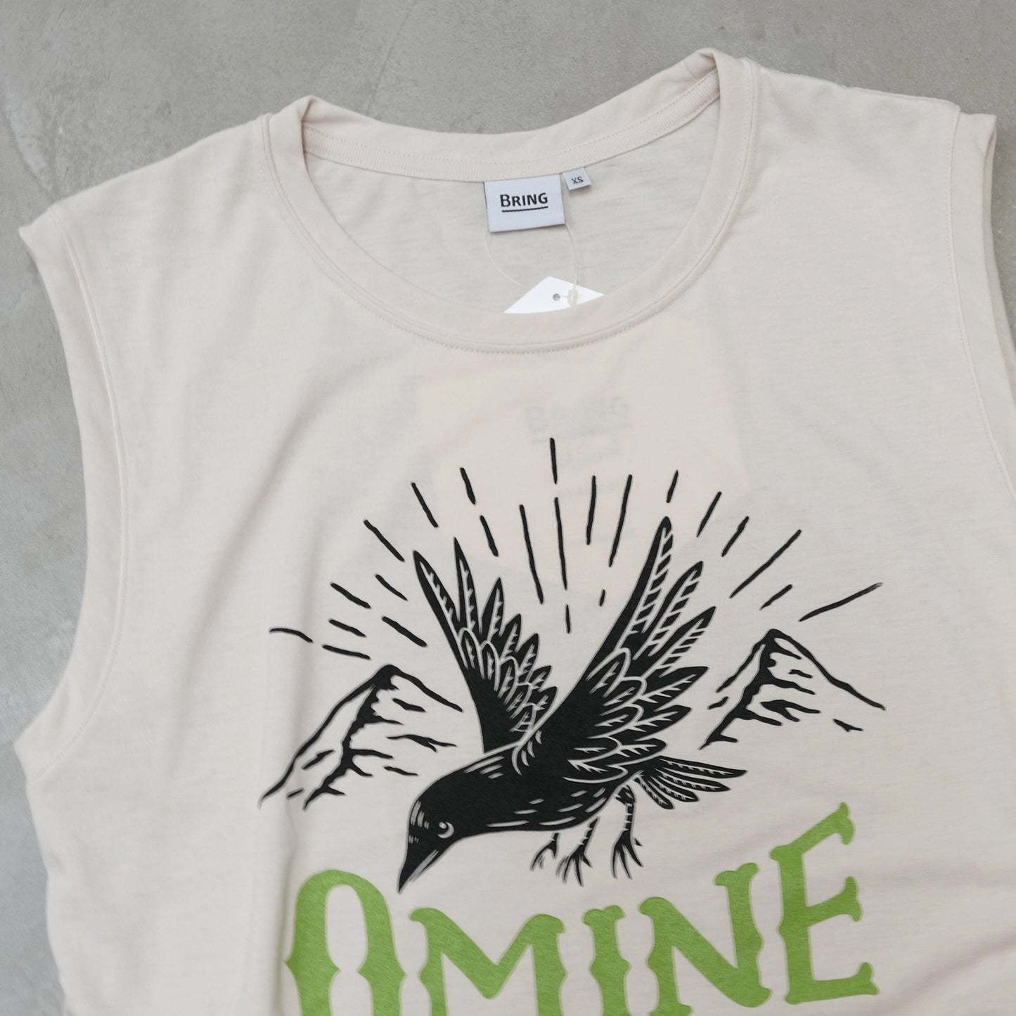 【BRING×Yosemite】unisex ▽Return to the mountains OMINE Sleeve-less Tee "2Color" ※ネコポス可
