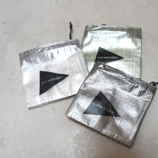 【and wander】アンドワンダー UL wallet with Dyneema ”3Color” ※ネコポス可