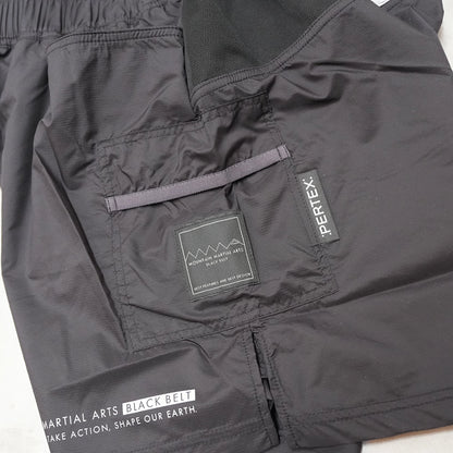 【Mountain Martial Arts】マウンテンマーシャルアーツ  unisex MMABB PERTEX® 7-pockets Run Shorts “Liger” “Black”