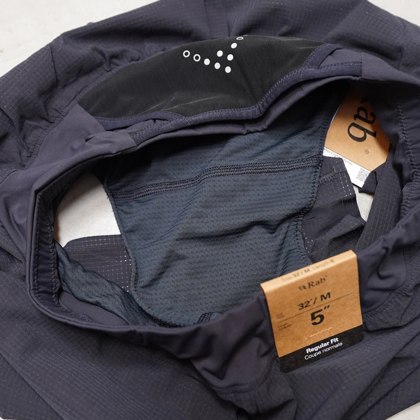 【Rab】ラブ men's Talus Light Shorts "Ebony" ※ネコポス可