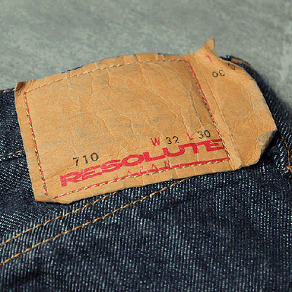 【RESOLUTE】 リゾルト 710 タイトストレート "One Wash"