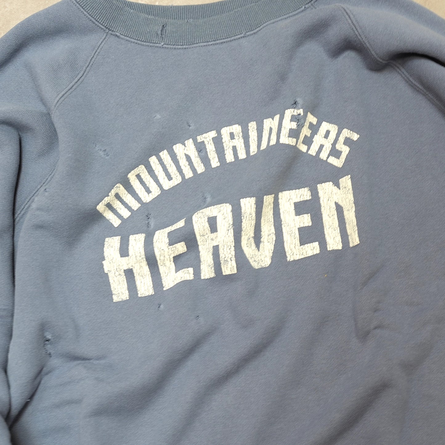 【Mountain Research】マウンテンリサーチ Damaged Sweat Crew "2Color"