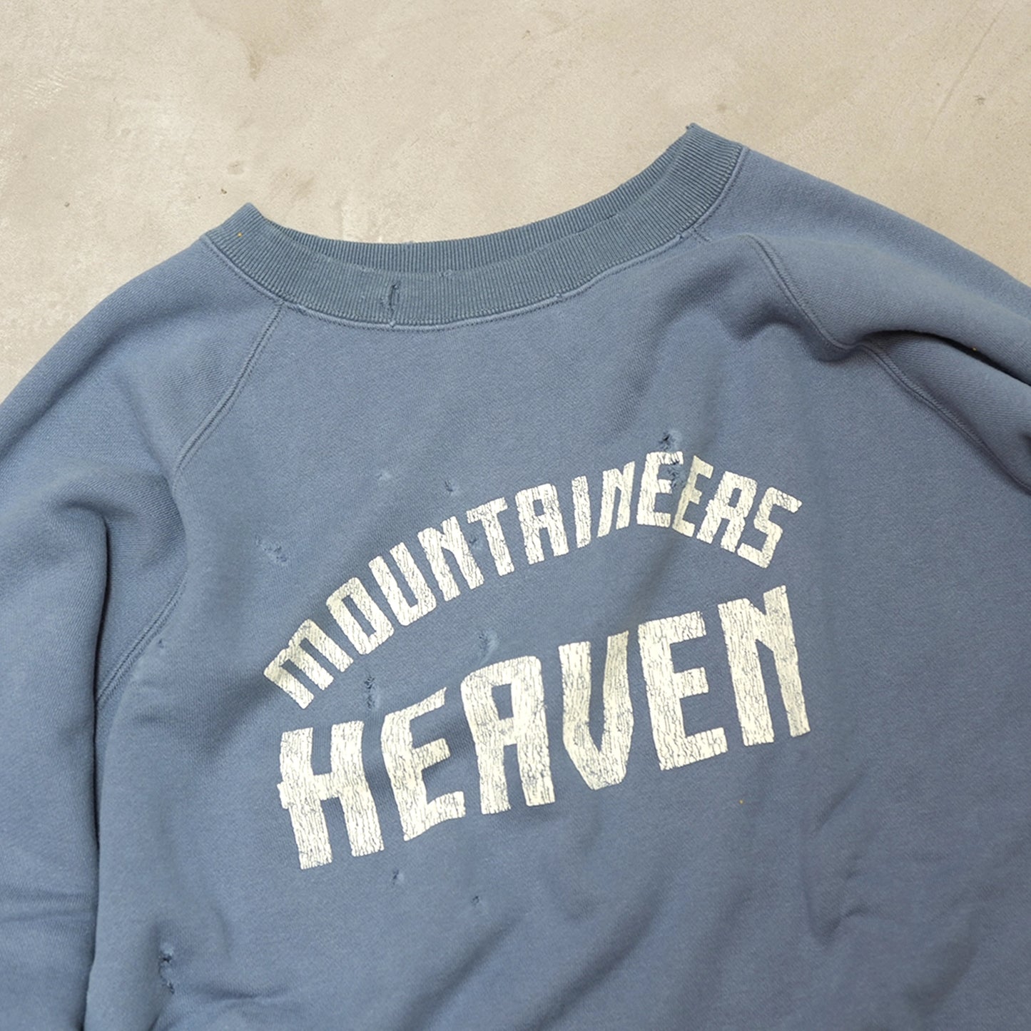 【Mountain Research】マウンテンリサーチ Damaged Sweat Crew "2Color"