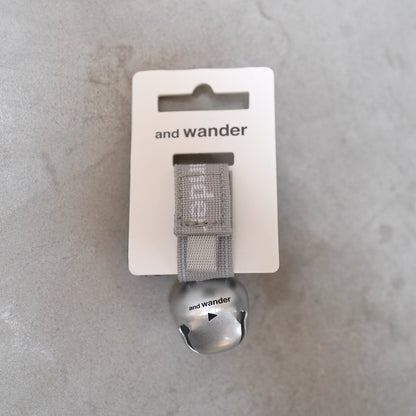 【and wander】アンドワンダー bear bell "3Color" ※ネコポス可