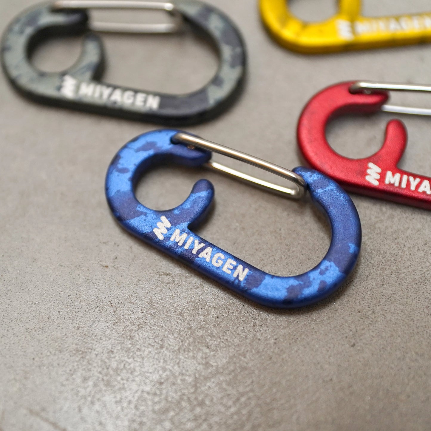 【MIYAGEN】ミヤゲン キーカラビナ4個 ※ネコポス可
