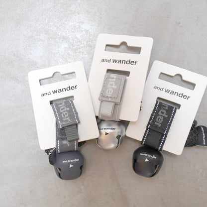 【and wander】アンドワンダー bear bell "3Color" ※ネコポス可