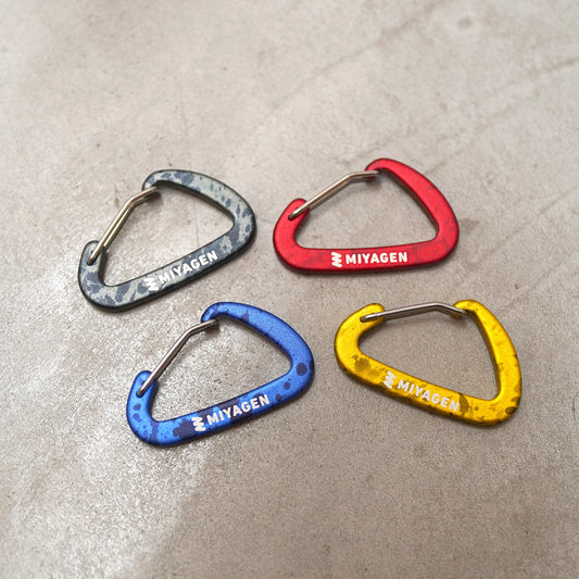 【MIYAGEN】ミヤゲン ミニカラビナ4個 ※ネコポス可