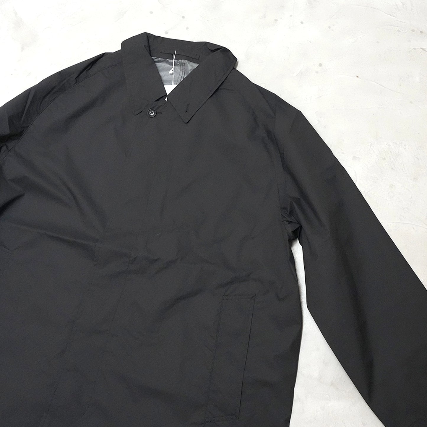 【nanamica】ナナミカ men's Packable Balmacaan Coat "Black"