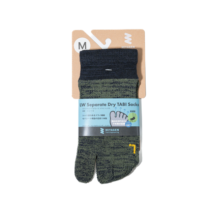 【MIYAGEN】ミヤゲン LW Separate Dry Tabi Socks Short "2Color" ※ネコポス可